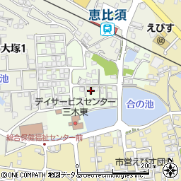 兵庫県三木市君が峰町3-6周辺の地図