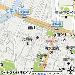 兵庫県姫路市飾磨区天神143周辺の地図