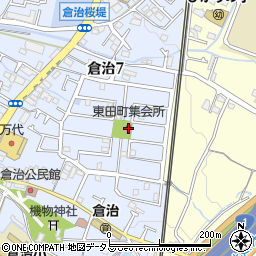 東田町集会所周辺の地図