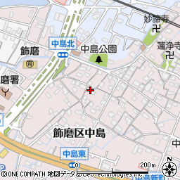 兵庫県姫路市飾磨区中島1030周辺の地図