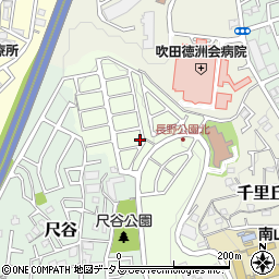 大阪府吹田市長野東27-20周辺の地図