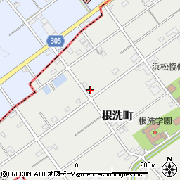 静岡県浜松市中央区根洗町489周辺の地図