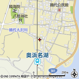 静岡県浜松市浜名区三ヶ日町鵺代801周辺の地図