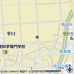 静岡県浜松市浜名区平口2055周辺の地図