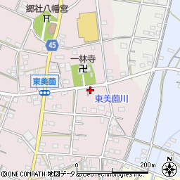静岡県浜松市浜名区東美薗626周辺の地図