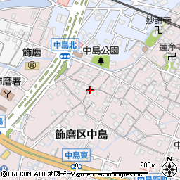 兵庫県姫路市飾磨区中島1031周辺の地図