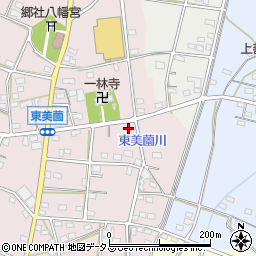静岡県浜松市浜名区東美薗628-1周辺の地図