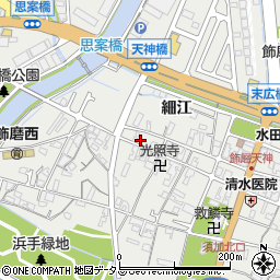 兵庫県姫路市飾磨区天神81周辺の地図