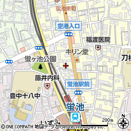 米田産婦人科周辺の地図