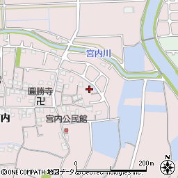 兵庫県姫路市網干区宮内15周辺の地図