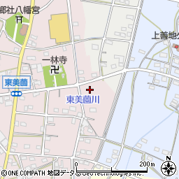 静岡県浜松市浜名区東美薗640周辺の地図