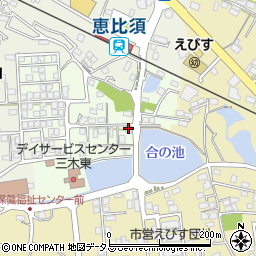 兵庫県三木市君が峰町3-13周辺の地図