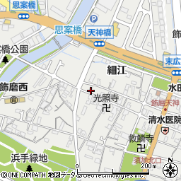 兵庫県姫路市飾磨区天神80周辺の地図