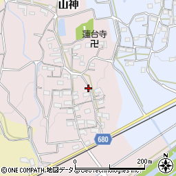三重県伊賀市山神周辺の地図