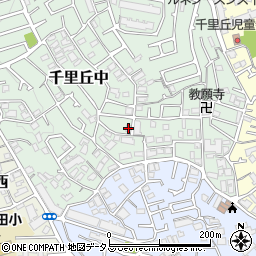 大阪デザイナー学院千里丘寮周辺の地図