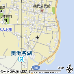 静岡県浜松市浜名区三ヶ日町鵺代768-4周辺の地図