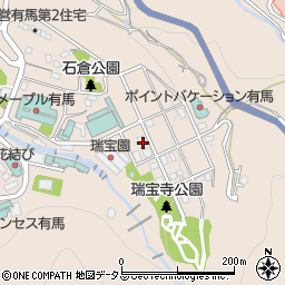 兵庫県神戸市北区有馬町515周辺の地図