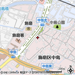 兵庫県姫路市飾磨区中島680周辺の地図