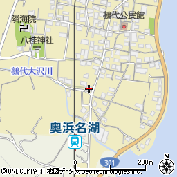 静岡県浜松市浜名区三ヶ日町鵺代802-1周辺の地図