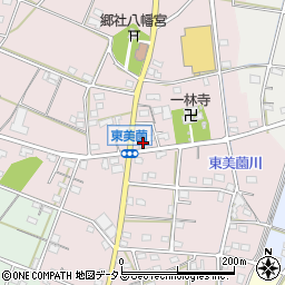 静岡県浜松市浜名区東美薗662-1周辺の地図