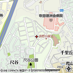 大阪府吹田市長野東29-34周辺の地図