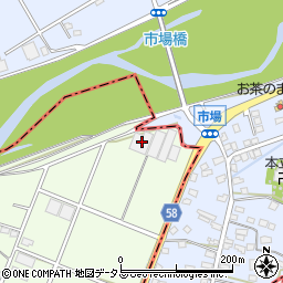 静岡県袋井市上山梨1239周辺の地図