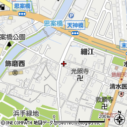 兵庫県姫路市飾磨区天神78周辺の地図