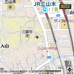 京都府京田辺市三山木山崎5周辺の地図