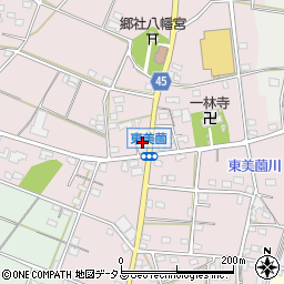 静岡県浜松市浜名区東美薗664周辺の地図
