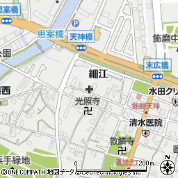 兵庫県姫路市飾磨区天神137周辺の地図