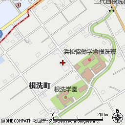 静岡県浜松市中央区根洗町661周辺の地図