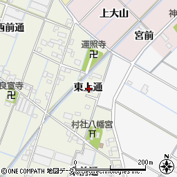 愛知県西尾市一色町酒手島東上通周辺の地図