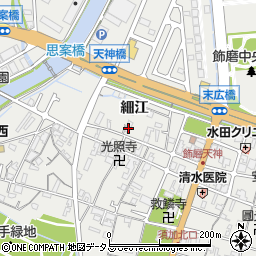 兵庫県姫路市飾磨区天神138周辺の地図