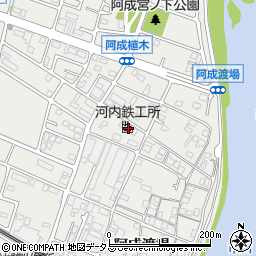 兵庫県姫路市飾磨区阿成渡場932-2周辺の地図