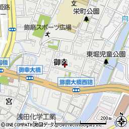 飾磨宅配センター周辺の地図