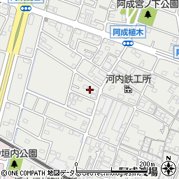 兵庫県姫路市飾磨区阿成渡場157周辺の地図