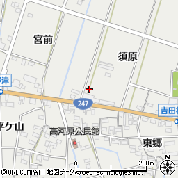 愛知県西尾市吉良町吉田須原12周辺の地図