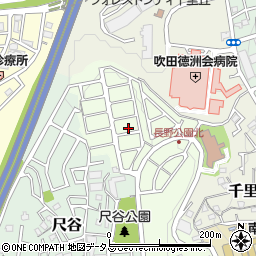 大阪府吹田市長野東27-32周辺の地図