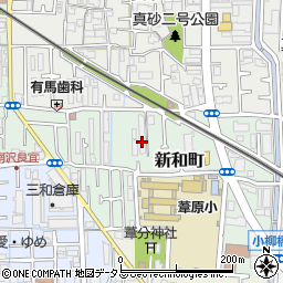 大阪府茨木市新和町10周辺の地図