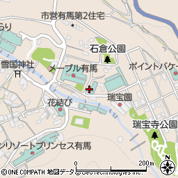 兵庫県神戸市北区有馬町416周辺の地図