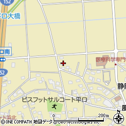 静岡県浜松市浜名区平口2372周辺の地図