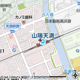 旭陽自転車預所周辺の地図