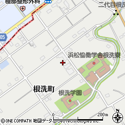 静岡県浜松市中央区根洗町659周辺の地図