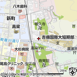 岡山県高梁市頼久寺町13周辺の地図