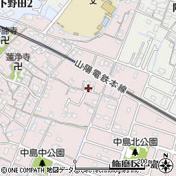 兵庫県姫路市飾磨区中島56周辺の地図