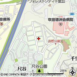 大阪府吹田市長野東27-36周辺の地図