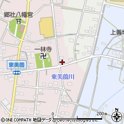 静岡県浜松市浜名区東美薗647周辺の地図