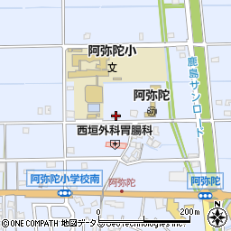 兵庫県高砂市阿弥陀町阿弥陀1163周辺の地図