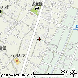 静岡県浜松市浜名区西美薗609周辺の地図