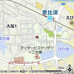 兵庫県三木市君が峰町4-39周辺の地図